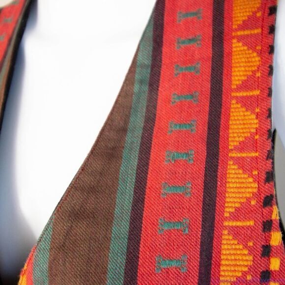 Boom women's 100% cotton multicolor‎ vest, size M - Picture 8 of 16